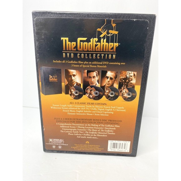 The Godfather DVD Collection (DVD, 2001, 5-Disc Set, Checkpoint), Classic movies - Picture 4 of 15